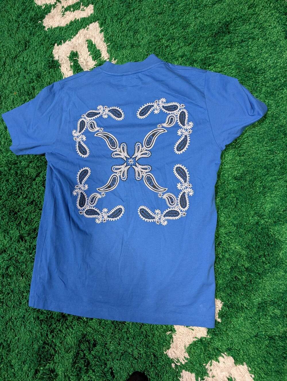 Off-White Bandana Arrows Embroidered T-Shirt
